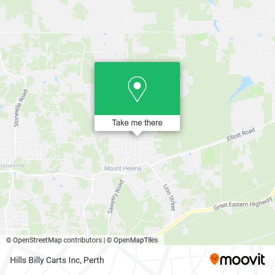 Hills Billy Carts Inc map