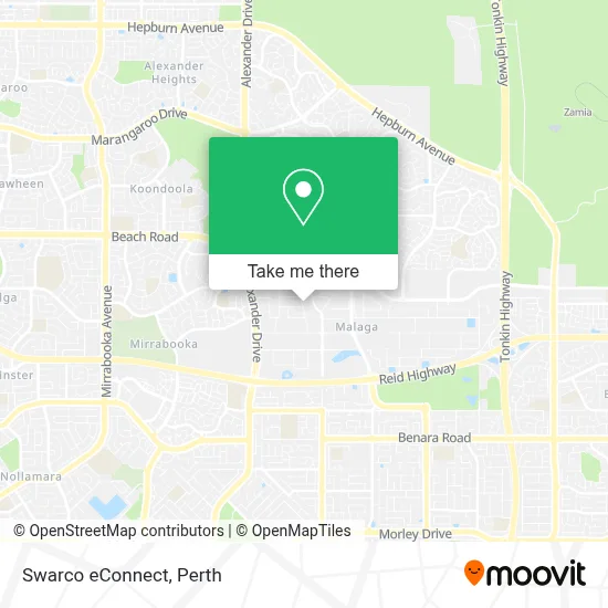 Mapa Swarco eConnect