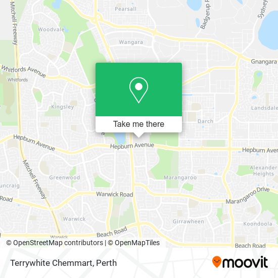 Terrywhite Chemmart map