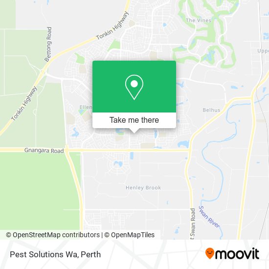 Pest Solutions Wa map