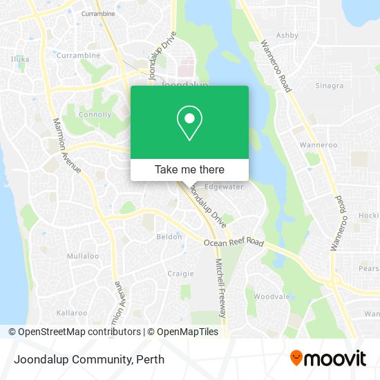 Joondalup Community map