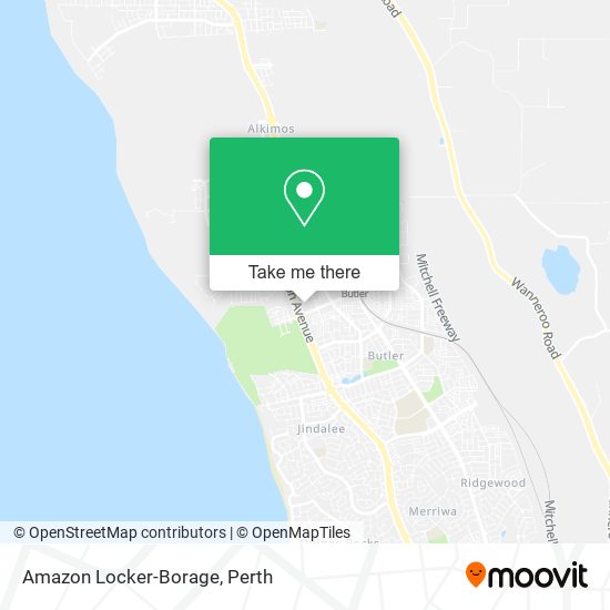 Mapa Amazon Locker-Borage