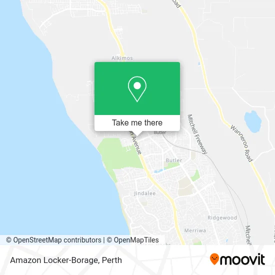Mapa Amazon Locker-Borage