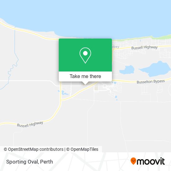 Mapa Sporting Oval