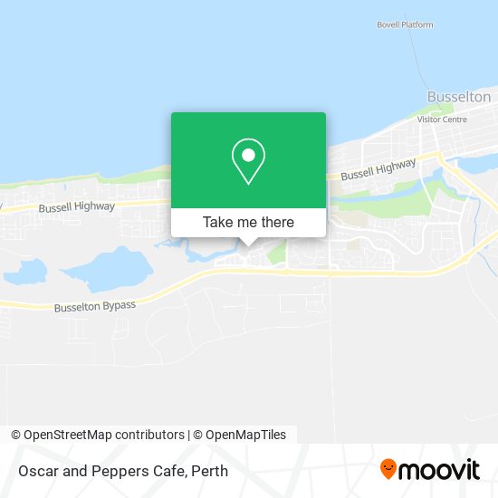 Oscar and Peppers Cafe map