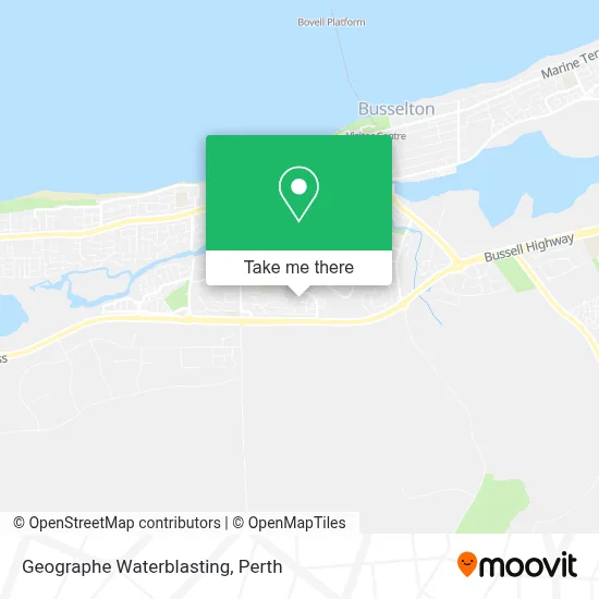 Mapa Geographe Waterblasting