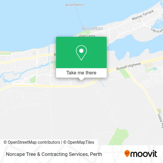 Mapa Norcape Tree & Contracting Services