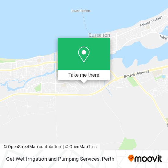 Get Wet Irrigation and Pumping Services map