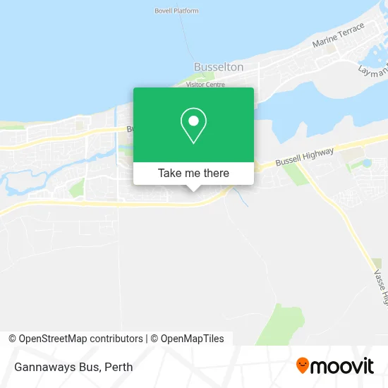 Mapa Gannaways Bus