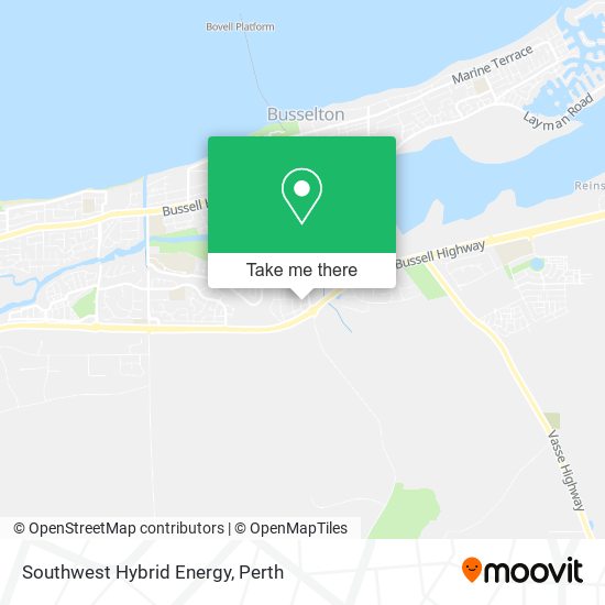 Southwest Hybrid Energy map