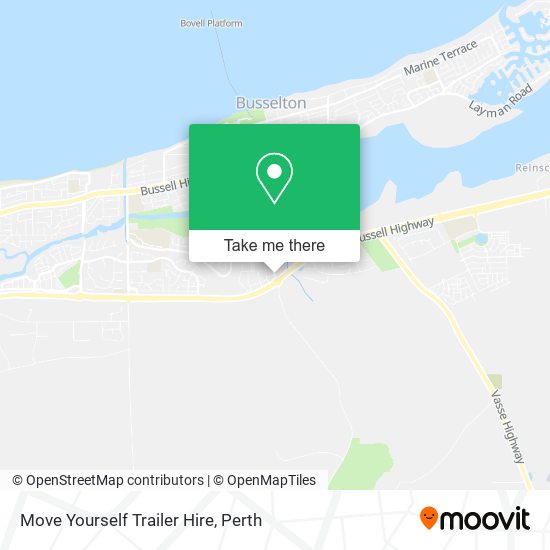 Move Yourself Trailer Hire map