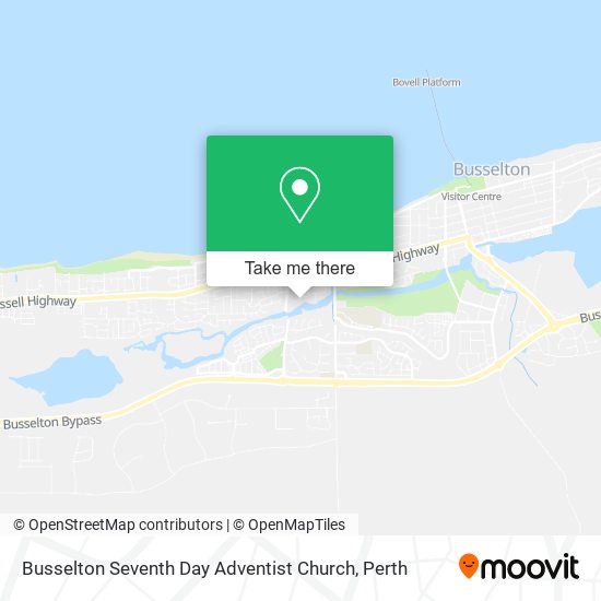 Busselton Seventh Day Adventist Church map