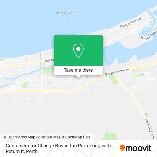 Mapa Containers for Change Busselton Partnering with Return It