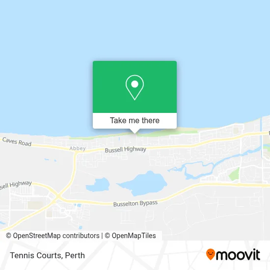 Mapa Tennis Courts