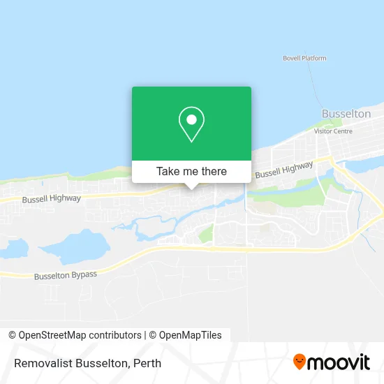 Mapa Removalist Busselton