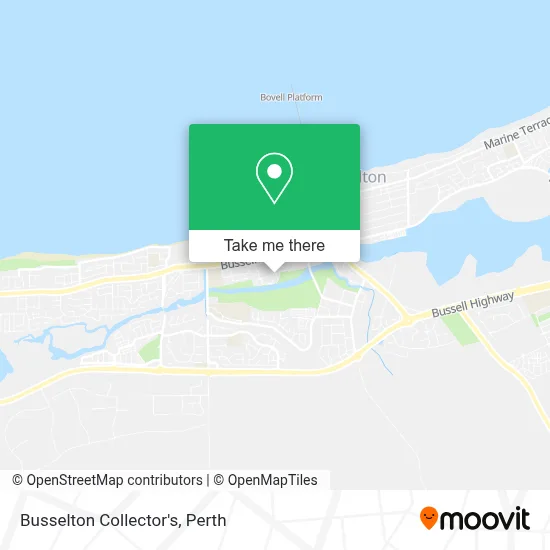 Mapa Busselton Collector's
