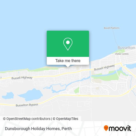Dunsborough Holiday Homes map