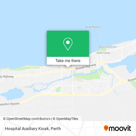 Hospital Auxiliary Kiosk map