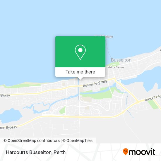 Harcourts Busselton map