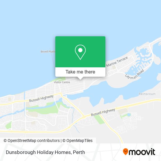 Dunsborough Holiday Homes map