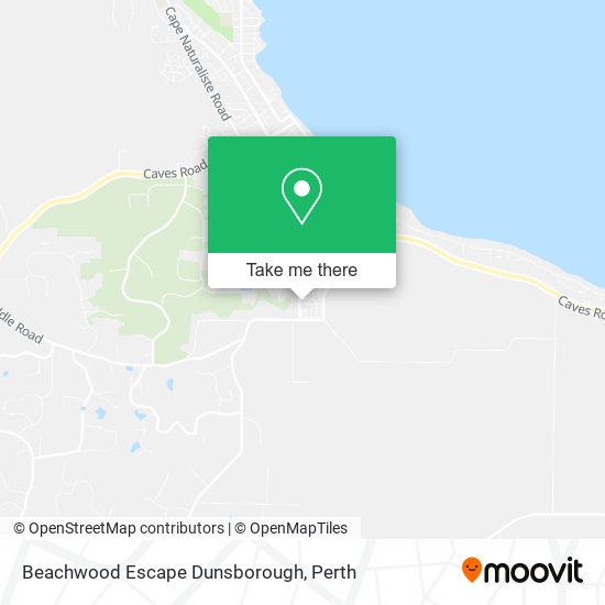 Beachwood Escape Dunsborough map
