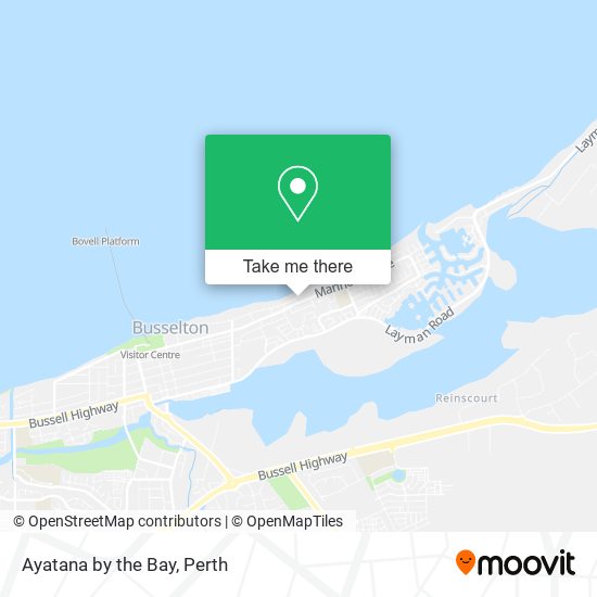 Ayatana by the Bay map