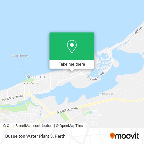 Busselton Water Plant 3 map