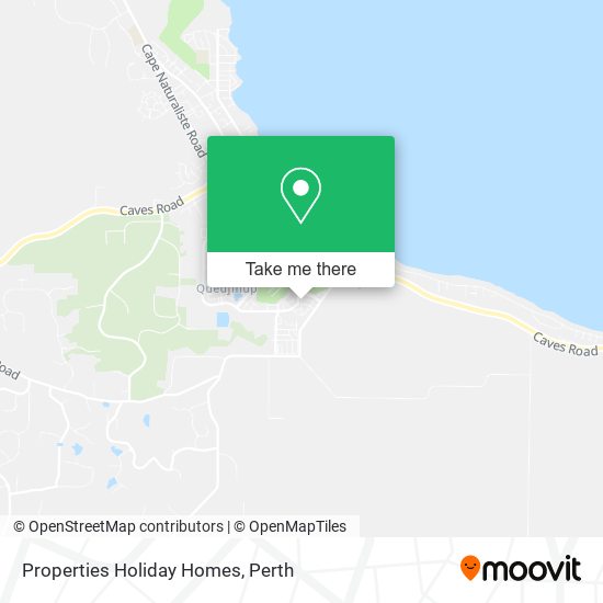 Properties Holiday Homes map