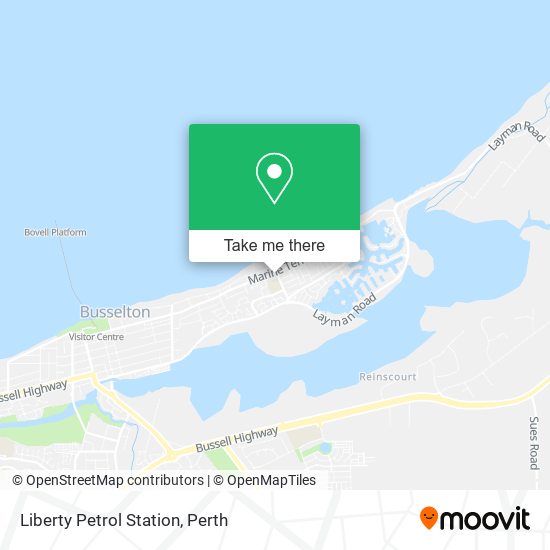 Liberty Petrol Station map