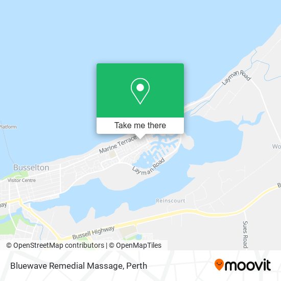 Bluewave Remedial Massage map