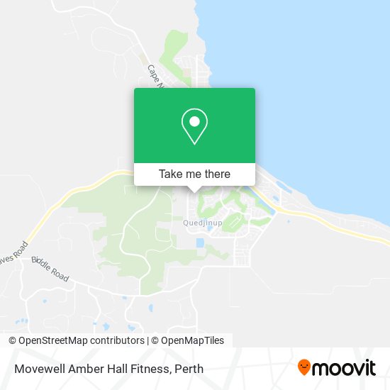 Mapa Movewell Amber Hall Fitness