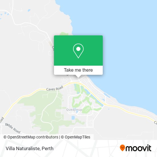 Villa Naturaliste map
