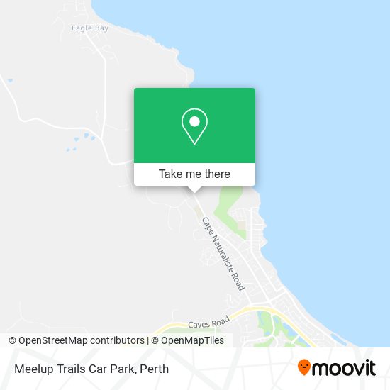 Meelup Trails Car Park map