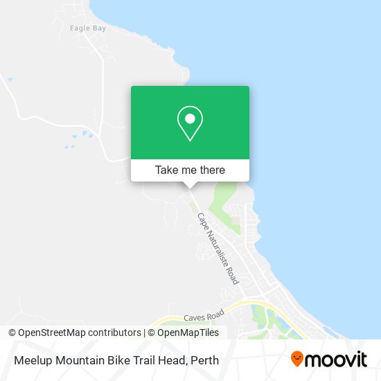 Meelup Mountain Bike Trail Head map