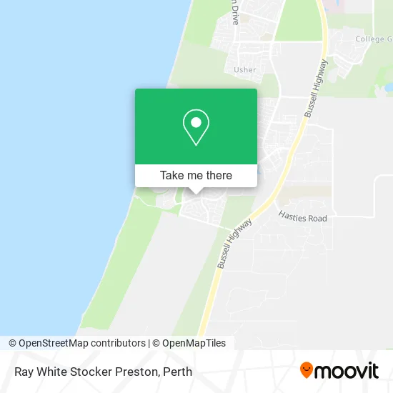 Mapa Ray White Stocker Preston