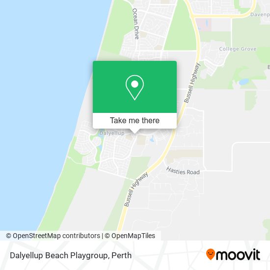 Dalyellup Beach Playgroup map