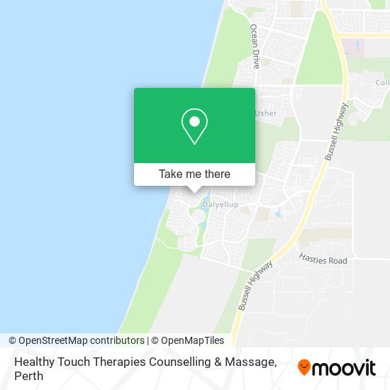 Healthy Touch Therapies Counselling & Massage map
