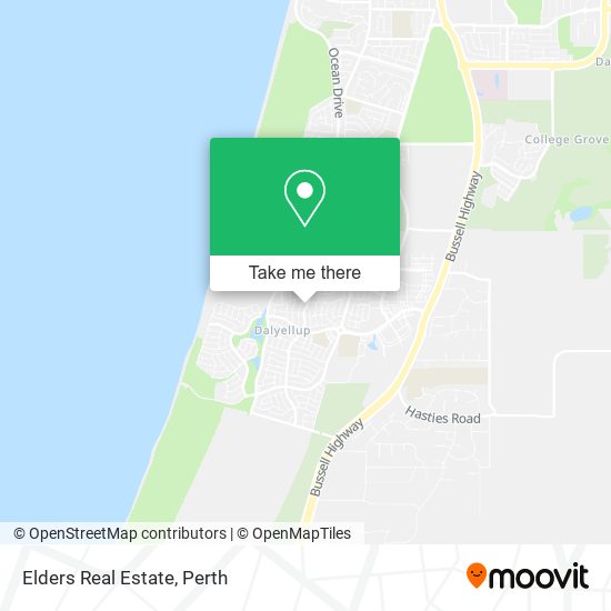 Elders Real Estate map