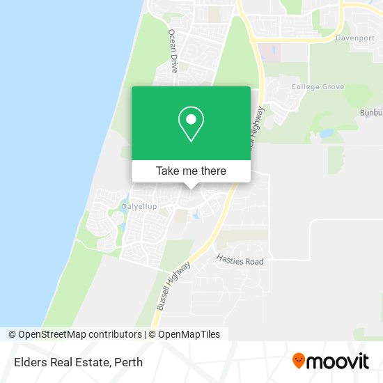 Elders Real Estate map