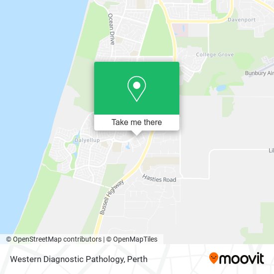 Western Diagnostic Pathology map