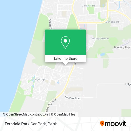 Ferndale Park Car Park map