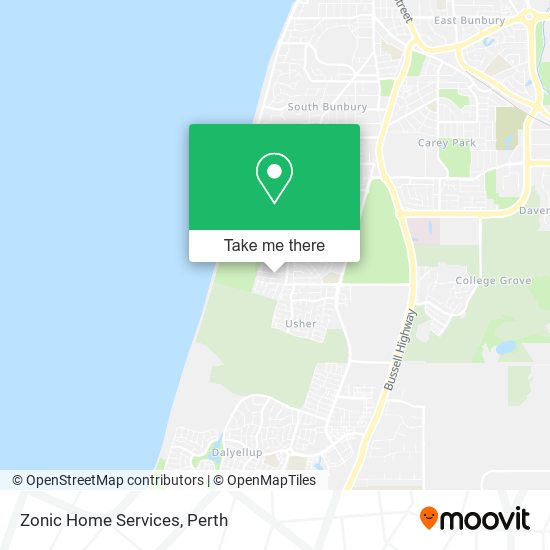 Zonic Home Services map