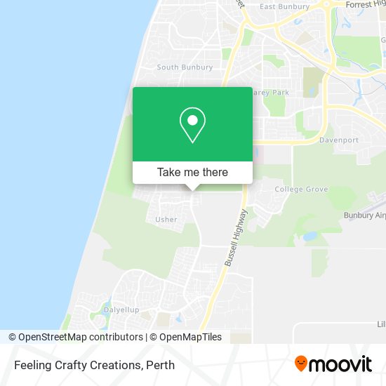 Feeling Crafty Creations map