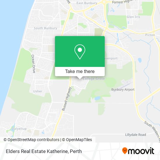 Elders Real Estate Katherine map