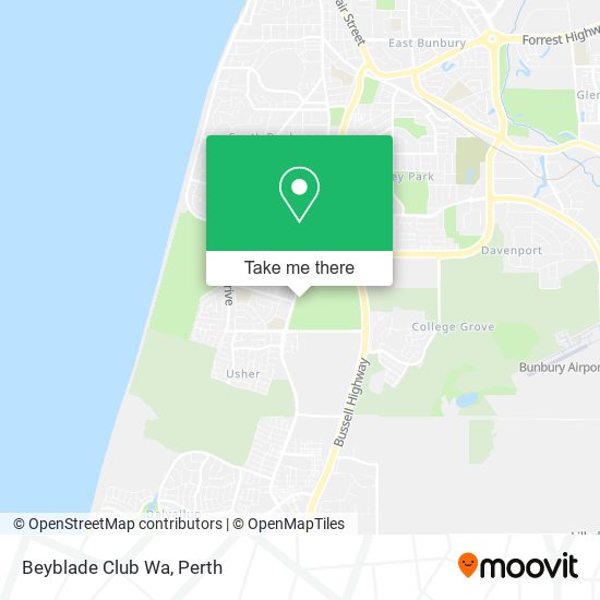 Beyblade Club Wa map