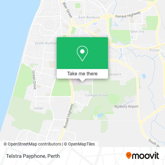 Telstra Payphone map