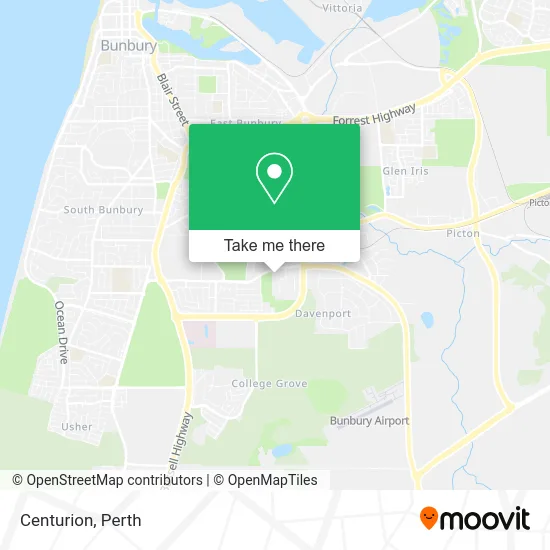 Mapa Centurion