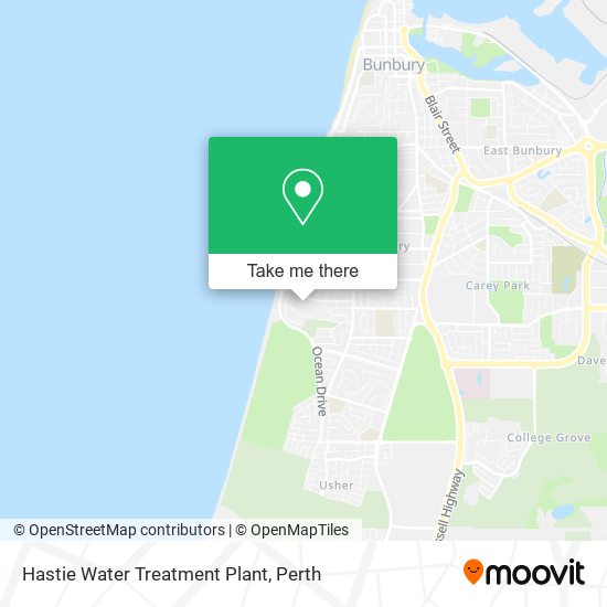 Mapa Hastie Water Treatment Plant