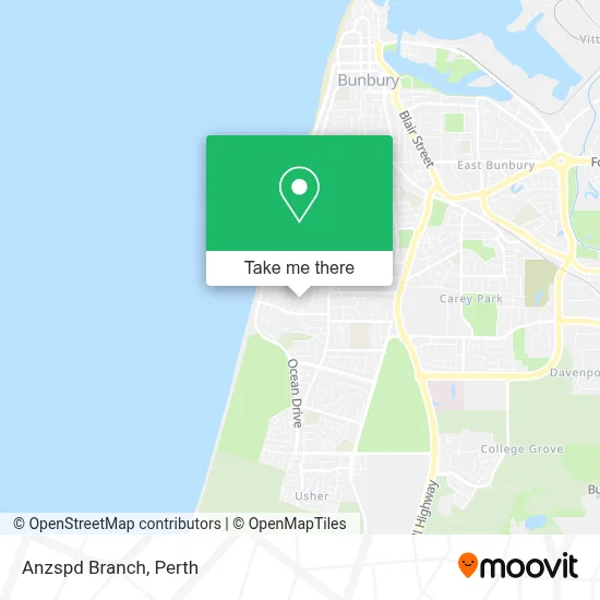 Mapa Anzspd Branch