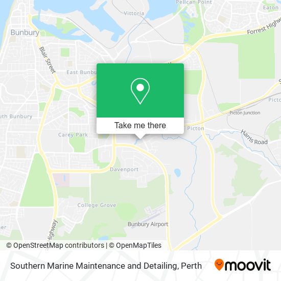 Southern Marine Maintenance and Detailing map